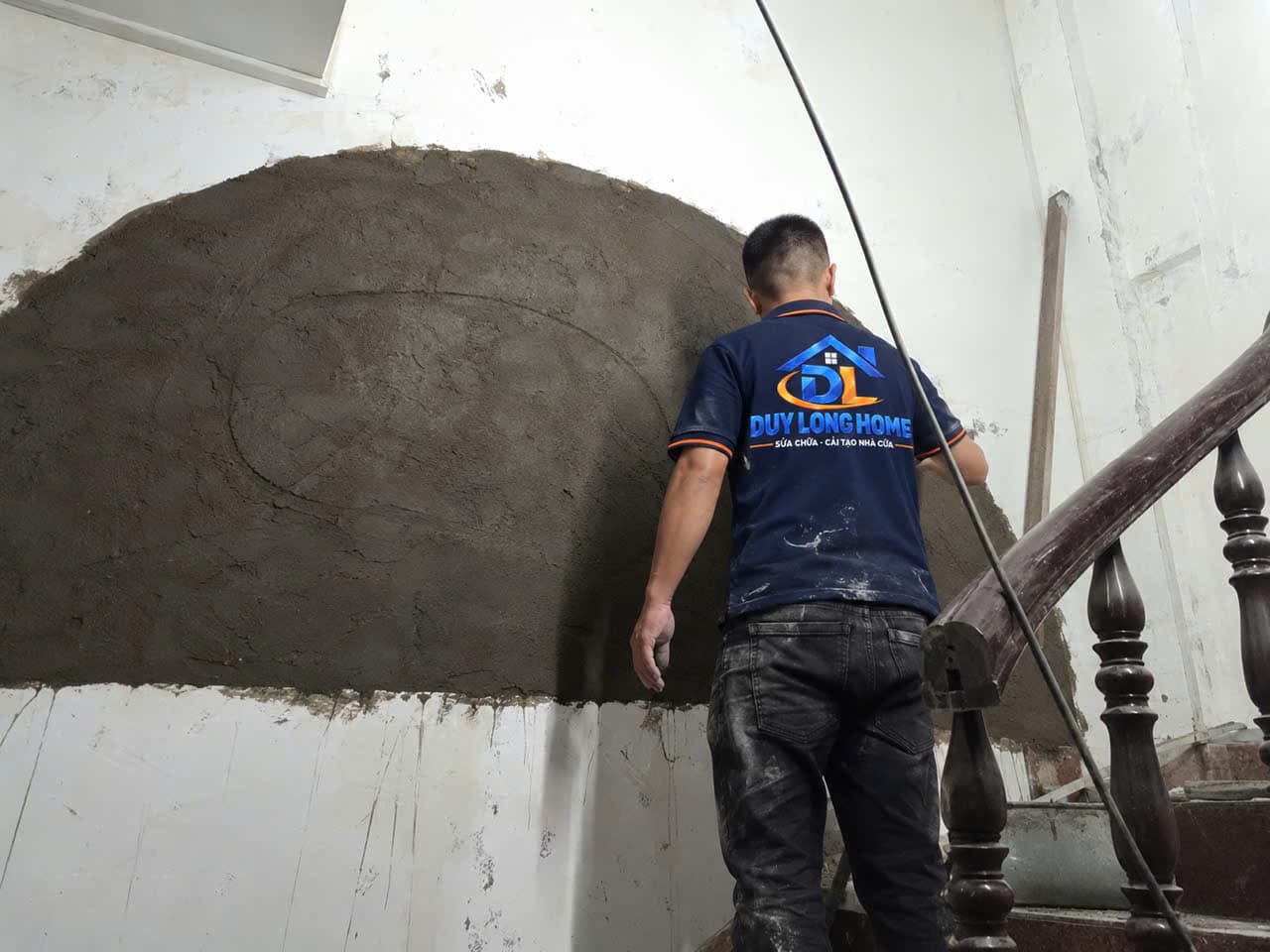 Trát vữa hoàn thiện, chuẩn bị bả matit
